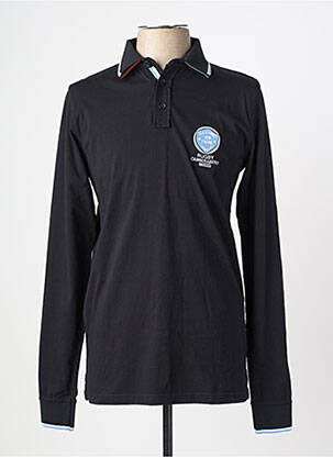 Polo mâneci lungi mâneci lungi negru CAMBERABERO bărbat