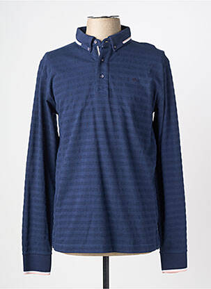 Polo mâneci lungi mâneci lungi albastru CAMBERABERO bărbat