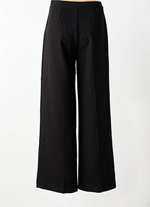 Pantalon larg închidere cu fermoar lateral talie înaltă negru TIFFOSI femeie