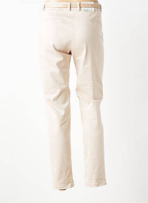 Pantalon chino țesătură poplin mărime normală bej BETTY BARCLAY femeie