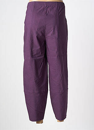 Pantalon 7/8 elasticitate mărime normală violet MALOKA femeie