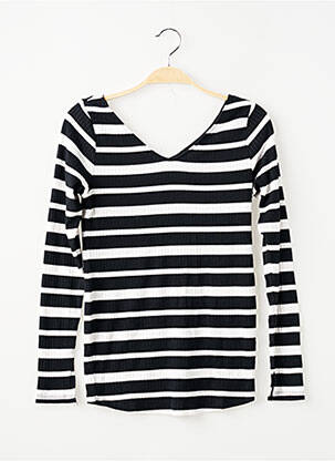 Tricou / top maternitate guler în v negru H&M femeie
