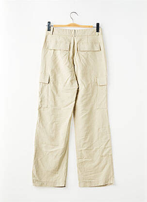 Pantalon drept țesătură crep mărime normală verde H&M femeie