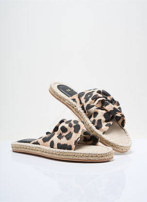 Mulete/saboți vârf deschis toc plat până la 3 cm bej H&M femeie
