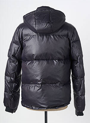 Geacă matlasată buzunare cu glugă negru DAYTONA bărbat