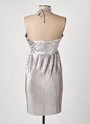 Rochie scurtă fără mâneci fără mâneci argintiu THE LOVER'S LOVER femeie