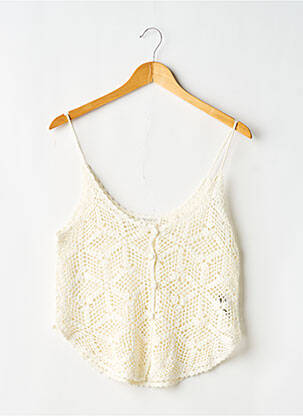 Top bretele subțiri bretele subțiri alb FOREVER 21 femeie