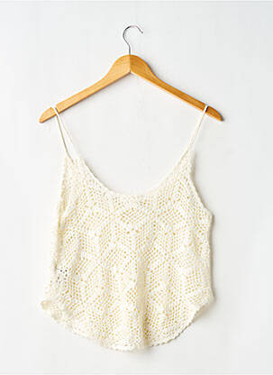 Top bretele subțiri bretele subțiri alb FOREVER 21 femeie