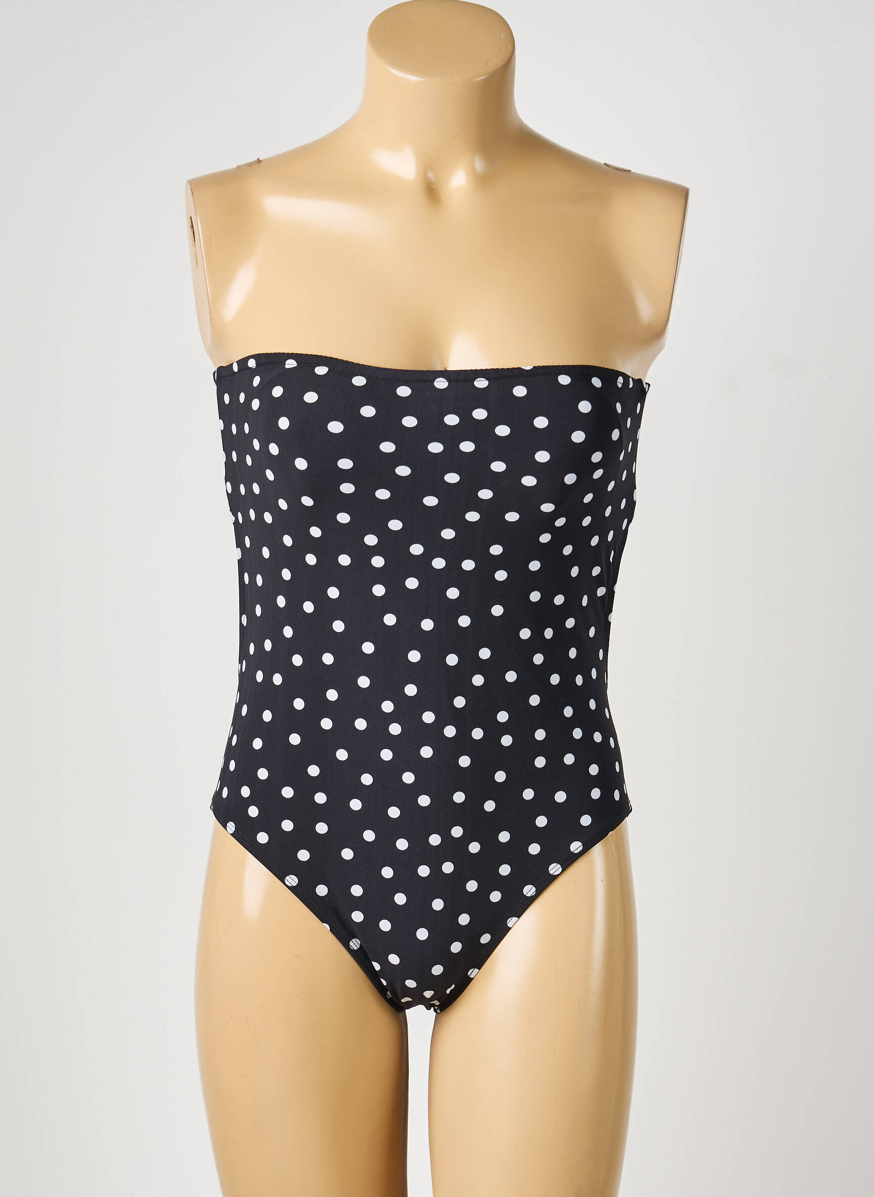 Costum de baie dintr-o singură piesă top bentiță top bentiță negru ZARA femeie