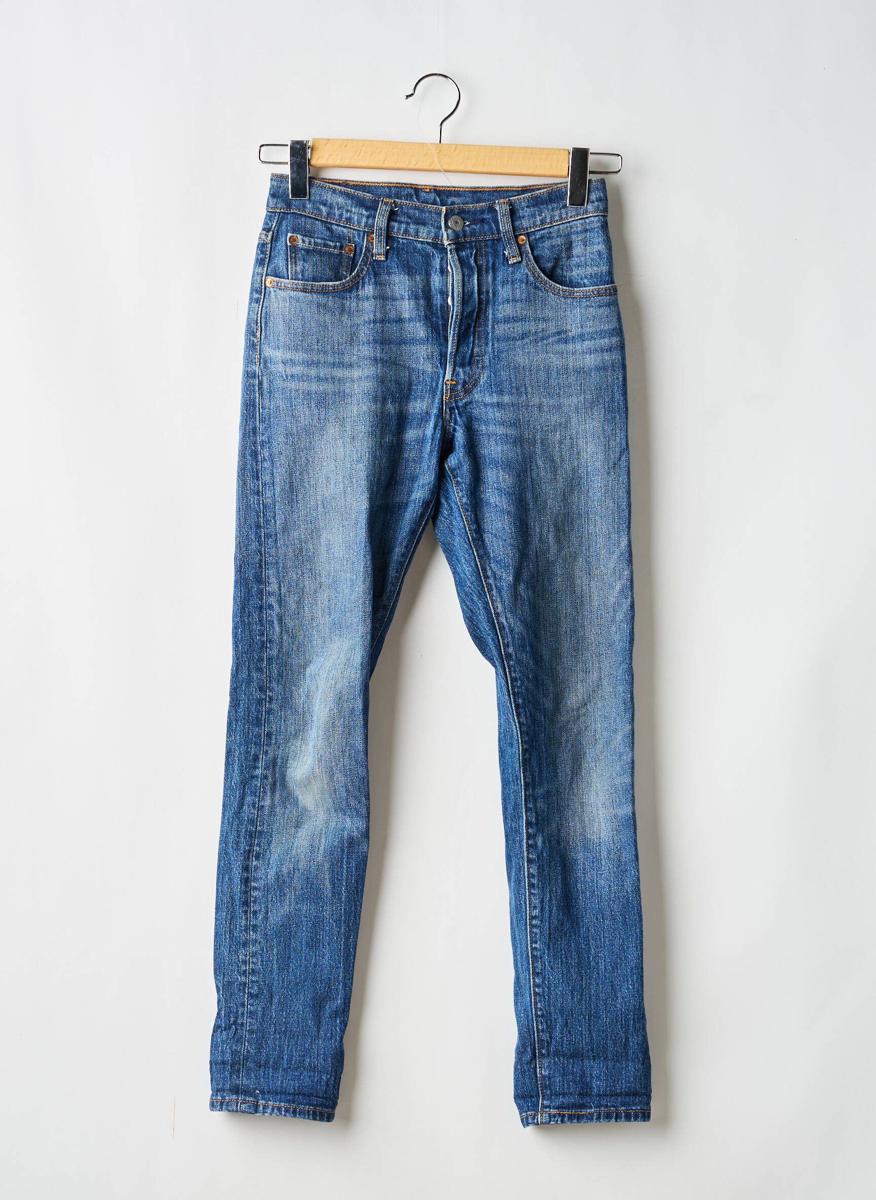Blugi cu croială slim elasticitate mărime normală albastru LEVI'S femeie