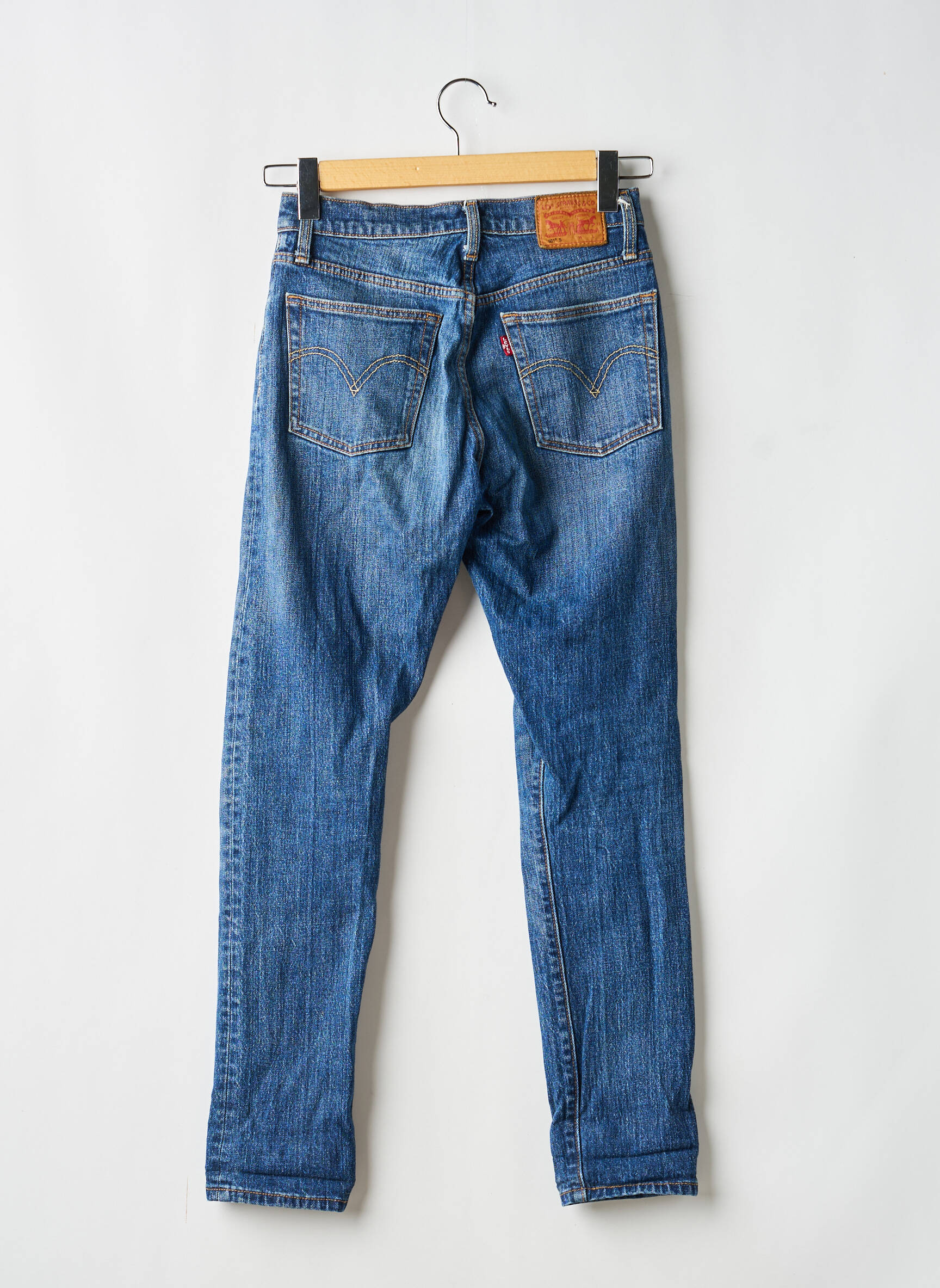 Blugi cu croială slim elasticitate mărime normală albastru LEVI'S femeie