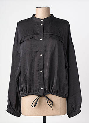 Cămașă croială dreaptă mâneci lungi negru VERO MODA femeie