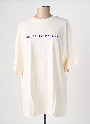 Tricou imprimeu fantezie mâneci scurte alb VERO MODA femeie