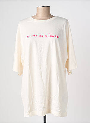 Tricou imprimeu fantezie mâneci scurte alb VERO MODA femeie
