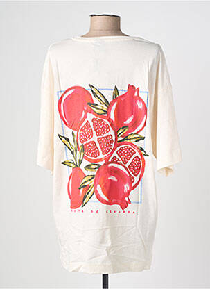 Tricou imprimeu fantezie mâneci scurte alb VERO MODA femeie