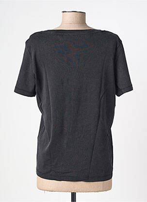 Tricou serigrafie flockată mâneci scurte negru VERO MODA femeie
