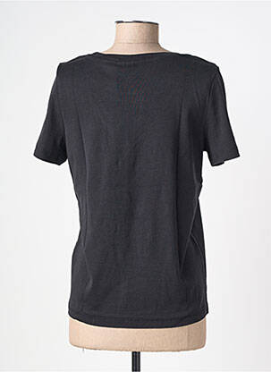 Tricou serigrafie flockată mâneci scurte negru VERO MODA femeie