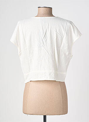 Top mâneci scurte mâneci scurte alb VERO MODA femeie