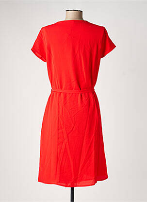 Rochie scurtă croială fluidă mâneci scurte roșu VERO MODA femeie