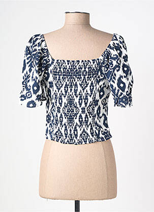 Top mâneci scurte mâneci scurte albastru VERO MODA femeie