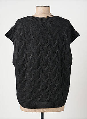 Pulover guler în v fără mâneci negru VERO MODA femeie
