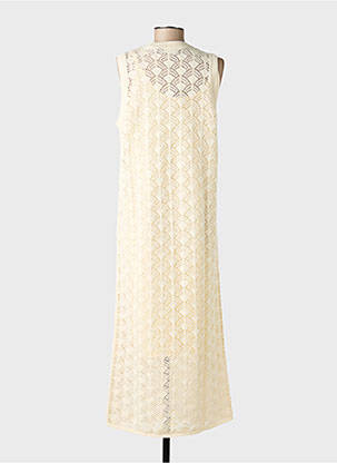 Rochie lungă fără mâneci fără mâneci bej VERO MODA femeie