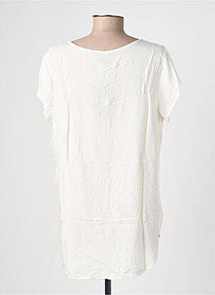 Tricou croială dreaptă mâneci scurte alb VERO MODA femeie