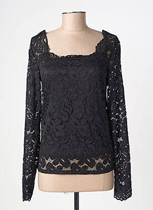 Top guler pătrat mâneci lungi negru VERO MODA femeie