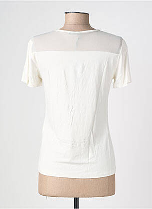 Tricou elasticitate mâneci scurte alb GAOS femeie