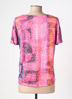 Tricou imprimeu fantezie mâneci scurte roz STREET ONE femeie
