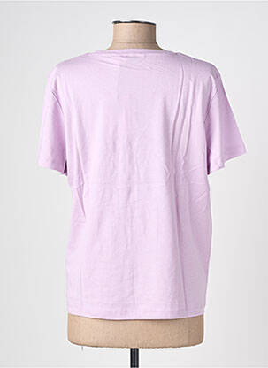 Tricou croială dreaptă mâneci scurte violet B.YOUNG femeie