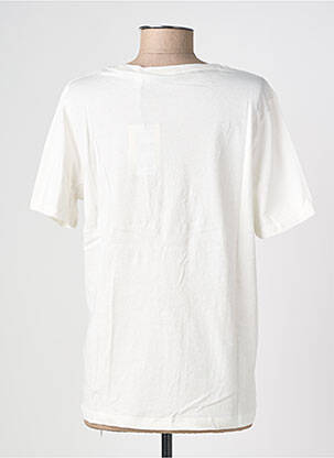 Tricou serigrafie flockată mâneci scurte alb B.YOUNG femeie