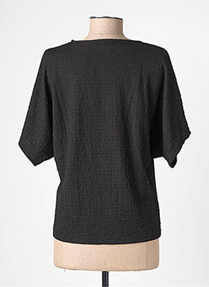 Top elasticitate mâneci scurte negru B.YOUNG femeie