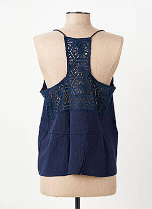 Top croială fluidă fără mâneci albastru VERO MODA femeie