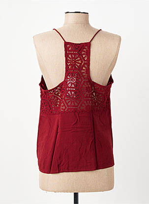 Top croială fluidă fără mâneci roșu VERO MODA femeie