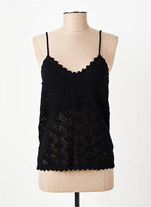 Top elasticitate bretele subțiri negru VERO MODA femeie