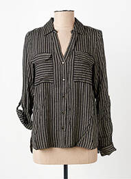 Cămașă țesătură poplin mâneci lungi negru VERO MODA femeie