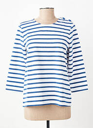 Top elasticitate mâneci lungi albastru VERO MODA femeie
