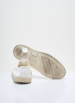 Adidași vârf rotund toc plat până la 3 cm alb BENSIMON femeie