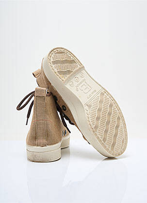 Botine/ghete vârf rotund toc plat până la 3 cm maro BENSIMON femeie