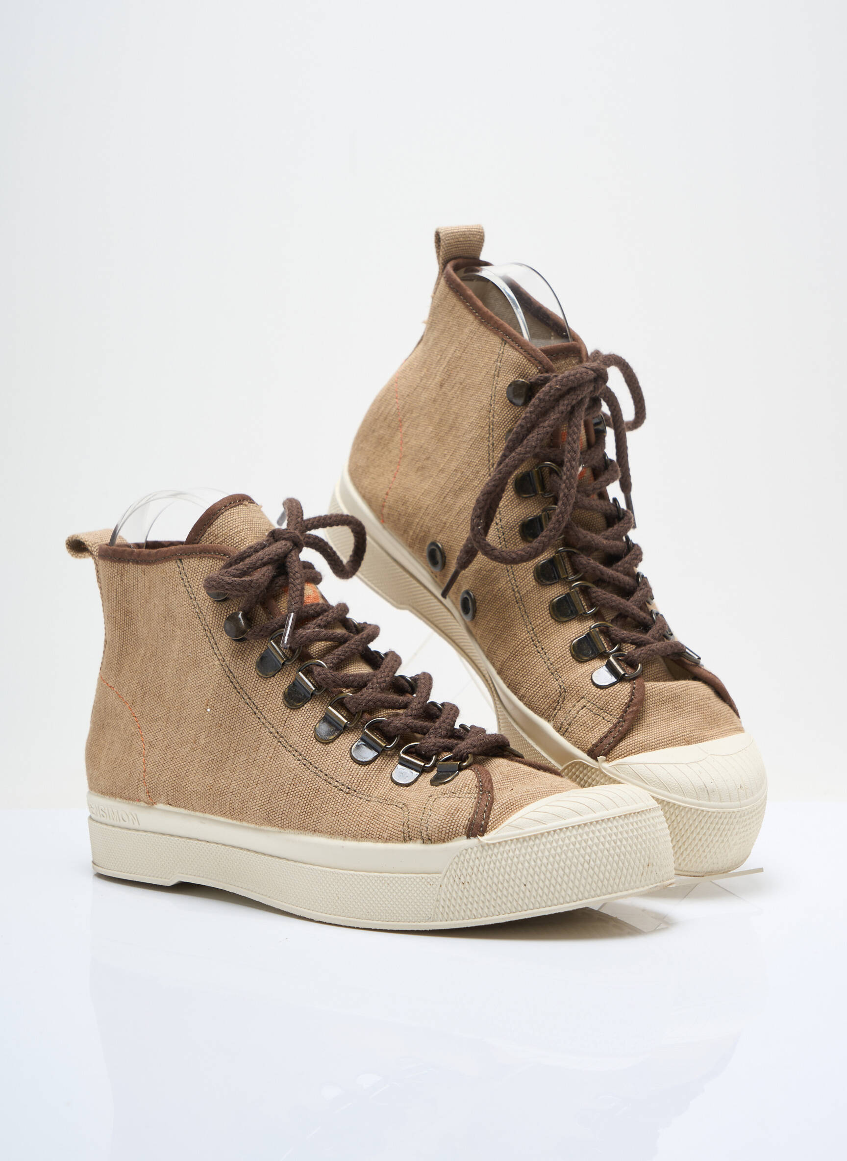 Botine/ghete vârf rotund toc plat până la 3 cm maro BENSIMON femeie