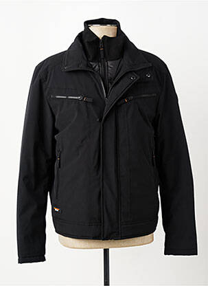 Parka mâneci lungi fără glugă negru DAYTONA bărbat
