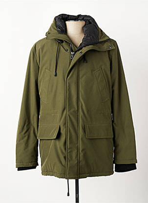 Parka mâneci lungi cu glugă verde DAYTONA bărbat