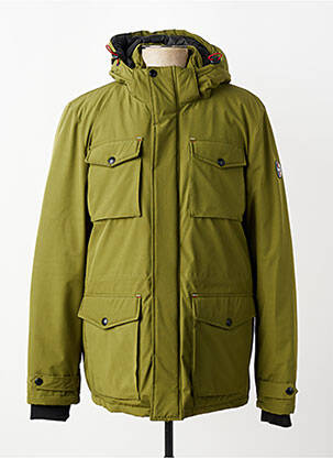 Parka mâneci lungi cu glugă verde DAYTONA bărbat