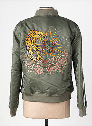 Jachete casual buzunare verde ROSE GARDEN femeie