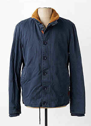Parka mâneci lungi fără glugă albastru IRON AND RESIN bărbat