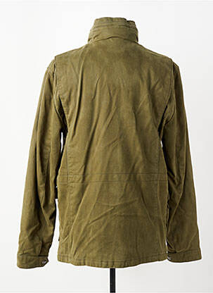 Parka mâneci lungi cu glugă verde IRON AND RESIN bărbat
