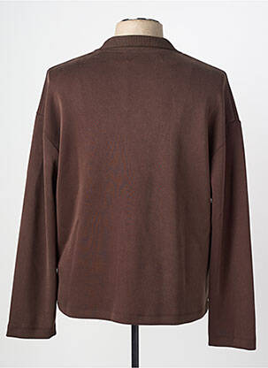 Hanorac elasticitate mâneci lungi maro IMPERIAL bărbat