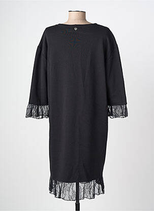 Rochie midi mâneci 3/4 mâneci 3/4 negru PLEASE femeie