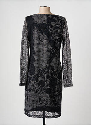 Rochie midi mâneci lungi mâneci lungi negru PAUSE CAFE femeie